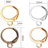 14x12mm Lever Earring Hooks Wire Settings Base Earrings Hoops Pack