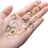14x12mm Lever Earring Hooks Wire Settings Base Earrings Hoops Pack