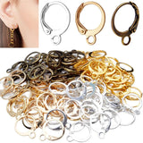 14x12mm Lever Earring Hooks Wire Settings Base Earrings Hoops Pack