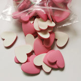 35mm Acrylic Macarons Heart Shaped Stickers Beads DIY Scrapbook Jewelry Making