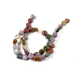 10mm Natural Stone Crystal Agate Heart-shaped Loose Beads