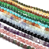 10mm Natural Stone Crystal Agate Heart-shaped Loose Beads