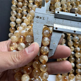 10-11MM Brazil Yellow Citrine Gemstone Beads - DIY Jewelry Making
