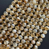 10-11MM Brazil Yellow Citrine Gemstone Beads - DIY Jewelry Making