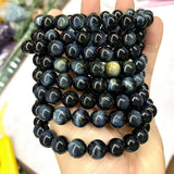 Tiger Eye Stone Beads Bracelet Natural Gemstone DIY Jewelry For Women Men Gift