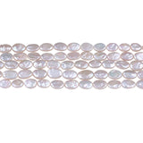 10-11mm Coin Pearl Freshwater Pearl Beads 16" Strand