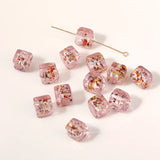 10-11mm Square Lampwork Glass Bead DIY Loose Bead Jewelry Making