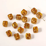10-11mm Square Lampwork Glass Bead DIY Loose Bead Jewelry Making
