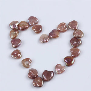 10*11mm Purple Heart Shape Freshwater Loose Pearl