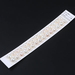 10-11mm Peach Purple High Mabe Pearl Pair for Earrings