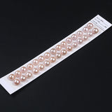 10-11mm Peach Purple High Mabe Pearl Pair for Earrings