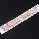 10-11mm Peach Purple High Mabe Pearl Pair for Earrings