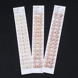 10-11mm Peach Purple High Mabe Pearl Pair for Earrings