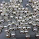 10-11mm Natural Freshwater Semi-Spherical Pearl Beads for Jewelry Making
