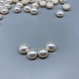 10-11mm Natural Freshwater Semi-Spherical Pearl Beads for Jewelry Making