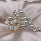10-11mm Natural Freshwater Semi-Spherical Pearl Beads for Jewelry Making