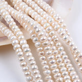 10-11mm Natural Pearl Beaded Bread Shape Freshwater Pearl Charm