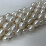 10-11mm Rice Beads Freshwater Pearl Thread Semi-Finished DIY Jewelry