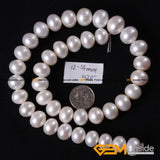 10-11mm Round Freshwater Pearl Beads 15 Inch Strand DIY Jewelry Making