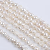 10-11mm 2-Sided Light Hole Pearl Freshwater Necklace Jewelry