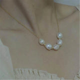 10-11mm Baroque Pearl Necklace 18 inches Jewelry Flawless Diy