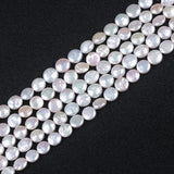 10-11mm Freshwater Pearl Coin Beads for Jewelry Making