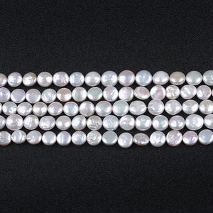 10-11mm Freshwater Pearl Coin Beads for Jewelry Making