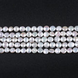 10-11mm Freshwater Pearl Coin Beads for Jewelry Making