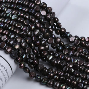 10-11mm Freshwater Baroque Pearl Necklace, Natural Pearl Jewelry for Women
