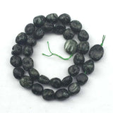 10-11mm Green Charoite Beads 15-Inch Strand