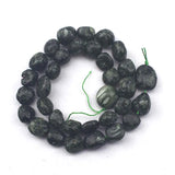 10-11mm Green Charoite Beads 15-Inch Strand