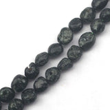 10-11mm Green Charoite Beads 15-Inch Strand