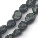 10-11mm Green Charoite Beads 15-Inch Strand