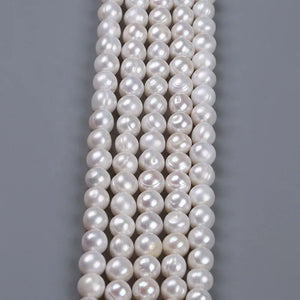10-11mm Freshwater Round Pearl Strand for Jewelry Making