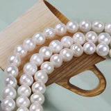 10-11mm Freshwater Round Pearl Strand for Jewelry Making