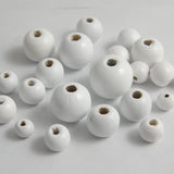 Round Wooden Beads Spacer Beads Eco-friendly DIY Crafts Bracelet