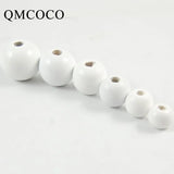 Round Wooden Beads Spacer Beads Eco-friendly DIY Crafts Bracelet
