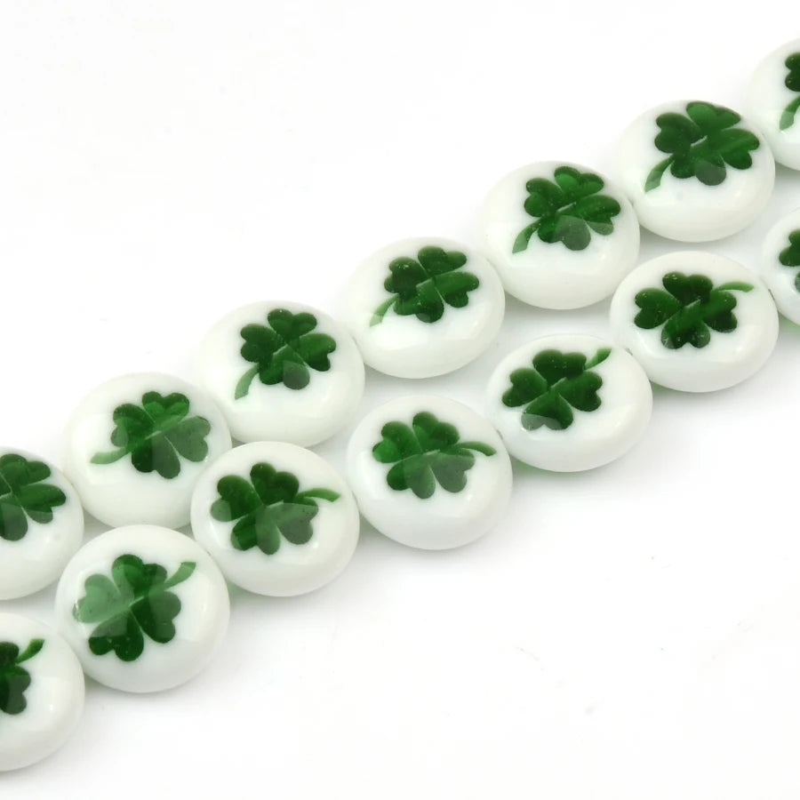 Colorful Glass Flower Beads For Jewelry Making DIY
