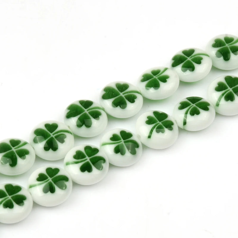 Colorful Glass Flower Beads For Jewelry Making DIY