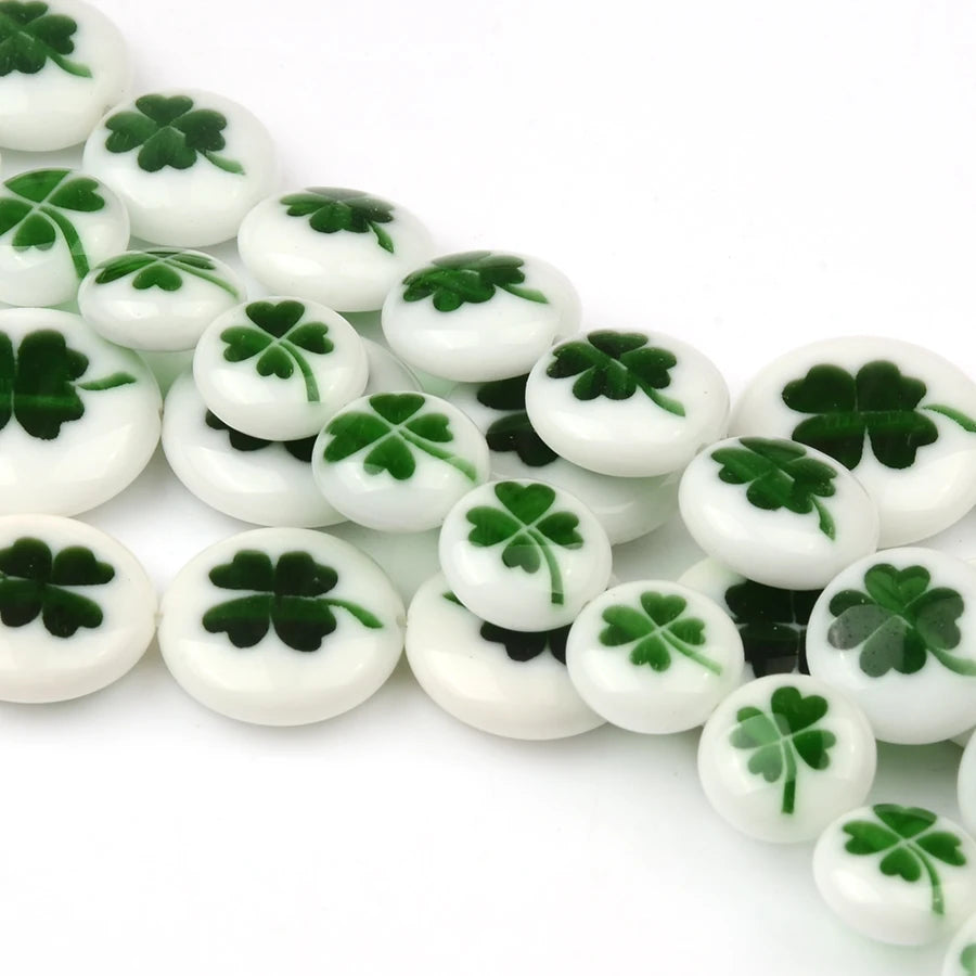 Colorful Glass Flower Beads For Jewelry Making DIY