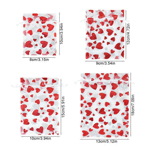 10/12/15/18cm Organza Bags Jewelry Packaging Bags 20Pcs