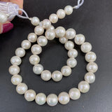 10-12MM 20Pcs Natural Freshwater Pearl Baroque Round Loose Beads