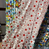 10/12mm Glass Flower Bead Small Bead DIY Jewelry Making