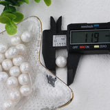 10-12mm Hand Carved Freshwater Pearl Beads