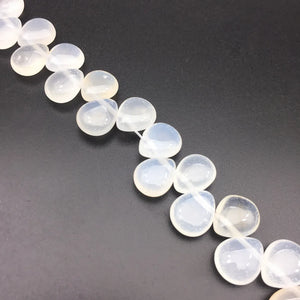 10*12mm Natural Crystal Semi-precious Stones Flat Beads