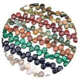 10*12mm Natural Crystal Semi-precious Stones Flat Beads