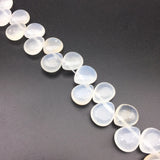 10*12mm Natural Crystal Semi-precious Stones Flat Beads