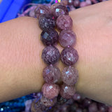 10-12mm Strawberry Quartz Beads 15'' Round DIY Loose Beads For Jewelry Making