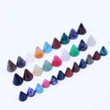 10*12mm Cone Shape Natural Stone Patch Jewelry