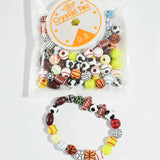10-12mm100pcs Football Basketball Beads for Jewelry Making Charms